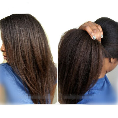 NLW Brazilian virgin human hair Full lace wigs Italian yaki Glueless wigs with baby hair for black women
NLW Brazilian virgin human hair Full lace wigs Italian yaki Glueless wigs with baby hair for black women