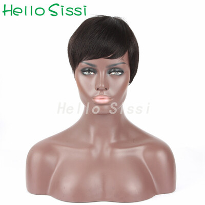 New Arrival Cheap Pixie Cut short glueless lace front human hair wigs with bangs for african americans Best brazilian hair wigs
New Arrival Cheap Pixie Cut short glueless lace front human hair wigs with bangs for african americans Best brazilian hair wigs