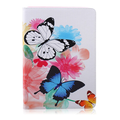 Two Butterflies Style Embossing Classic Flip Cover with Stand Function and Credit Card Slot for iPad Air/5
Two Butterflies Style Embossing Classic Flip Cover with Stand Function and Credit Card Slot for iPad Air/5