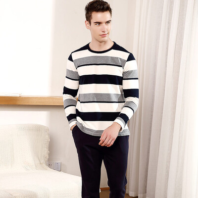 Red beans home couple pajamas men&women spring&autumn cotton long sleeves wide stripes home service suit 129 Tibetan green 185 104A
Red beans home couple pajamas men&women spring&autumn cotton long sleeves wide stripes home service suit 129 Tibetan green 185 104A