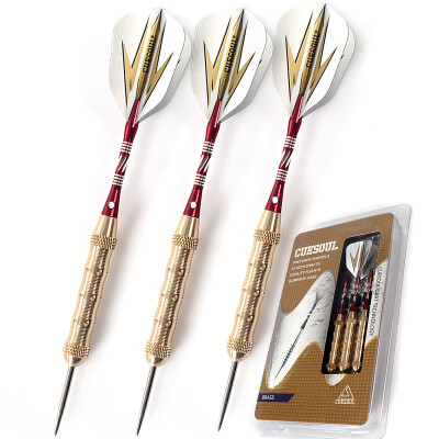 CUESOUL) Copper Plated Hard Darts Copper Dart Series 23 g Copper Chrome Plated Dart Needle Needle Arch ARCH-F1202 Gold
CUESOUL) Copper Plated Hard Darts Copper Dart Series 23 g Copper Chrome Plated Dart Needle Needle Arch ARCH-F1202 Gold