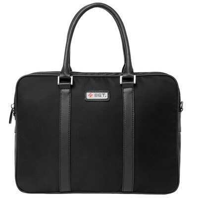 BET portable briefcase 14 inch horizontal waterproof nylon fashion male simple business casual travel laptop laptop bag 53001B black
BET portable briefcase 14 inch horizontal waterproof nylon fashion male simple business casual travel laptop laptop bag 53001B black