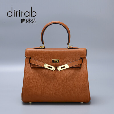 Dirirab Genuine Leather Handbag Headband Leather Kelly Bag European and American Wind Handbag Shoulder Messenger Bag
Dirirab Genuine Leather Handbag Headband Leather Kelly Bag European and American Wind Handbag Shoulder Messenger Bag