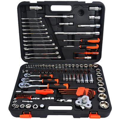 Huafeng Jarrow HF-81120A + 1 121 sets of professional-level auto repair tool sets steam insurance suits / machine repair sets / machine repair sets / integrated vehicle maintenance toolbox
Huafeng Jarrow HF-81120A + 1 121 sets of professional-level auto repair tool sets steam insurance suits / machine repair sets / machine repair sets / integrated vehicle maintenance toolbox
