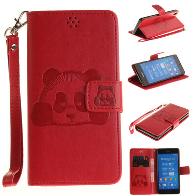 Red Panda Style Embossing Classic Flip Cover with Stand Function and Credit Card Slot for SONY Xperia Z3
Red Panda Style Embossing Classic Flip Cover with Stand Function and Credit Card Slot for SONY Xperia Z3