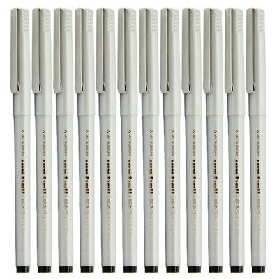 Mitsubishi (Uni) UB-125 Ballpoint Pen (Water resistant) Gel Ink Pen (Black) 0.5MM (12 Pack
Mitsubishi (Uni) UB-125 Ballpoint Pen (Water resistant) Gel Ink Pen (Black) 0.5MM (12 Pack