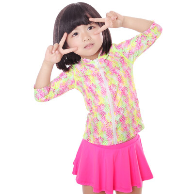 Yizi EZI children's baby swimwear girls students split skirt surfing suit three-piece 12035 pineapple printing 8-9 years old
Yizi EZI children's baby swimwear girls students split skirt surfing suit three-piece 12035 pineapple printing 8-9 years old