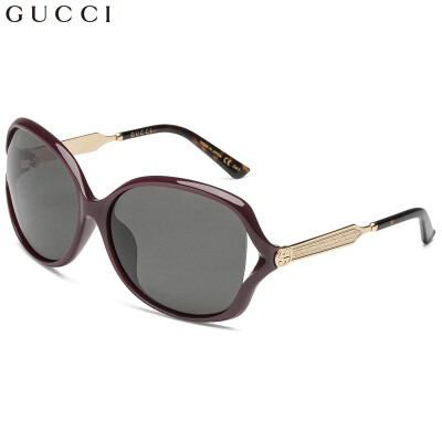 GUCCI Gucci eyewear sunglasses female classic hollow personality fashion sunglasses GG0076SK-004 deep purple frame gray lens 62mm
GUCCI Gucci eyewear sunglasses female classic hollow personality fashion sunglasses GG0076SK-004 deep purple frame gray lens 62mm