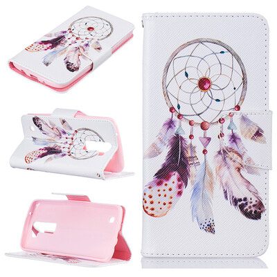 Feather wind chimes Design PU Leather Flip Cover Wallet Card Holder Case for LG K7/K8
Feather wind chimes Design PU Leather Flip Cover Wallet Card Holder Case for LG K7/K8