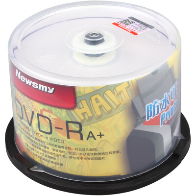 Ньюмена (Newsmy) диск DVD-R 16 может быть водонепроницаемой скорость печати диски серии бочки 4,7 г 50
Ньюмена (Newsmy) диск DVD-R 16 может быть водонепроницаемой скорость печати диски серии бочки 4,7 г 50