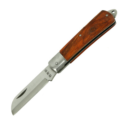 World SATA 03109 straight edge wood handle electric knife folding knife cable knife 70MM
World SATA 03109 straight edge wood handle electric knife folding knife cable knife 70MM