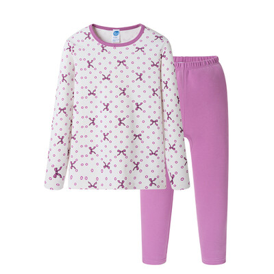 Three guns Ditz girls children white print purple Shu skin elastic cotton round neck long sleeve underwear sets 29184D0 white printed purple 110
Three guns Ditz girls children white print purple Shu skin elastic cotton round neck long sleeve underwear sets 29184D0 white printed purple 110