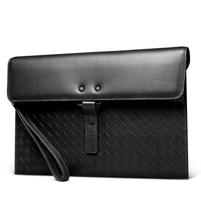 Golf GOLF first layer of leather men's hand bag large-capacity envelope bag braided pattern handbag wrist bag S6BV89002J black
Golf GOLF first layer of leather men's hand bag large-capacity envelope bag braided pattern handbag wrist bag S6BV89002J black