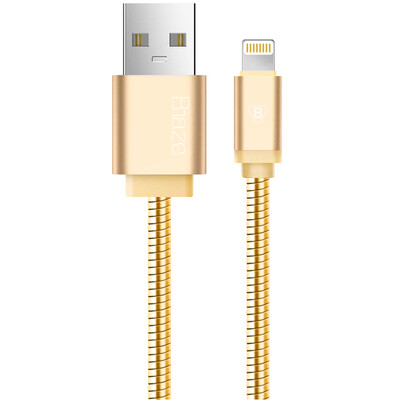 BIAZE K9 Metal Apple 7/6 / 5s Data Line Mobile Phone Charger Power Cord 1 m Tu Hao Gold Support iPhone5 / 6s / 7Plus / SE / New iPad Air Mini
BIAZE K9 Metal Apple 7/6 / 5s Data Line Mobile Phone Charger Power Cord 1 m Tu Hao Gold Support iPhone5 / 6s / 7Plus / SE / New iPad Air Mini