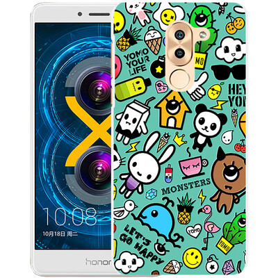 YOMO Huawei glory play 6X phone shell / mobile phone protective sleeve Huawei glory 6X phone shell embossed texture hard shell series monster graffiti
YOMO Huawei glory play 6X phone shell / mobile phone protective sleeve Huawei glory 6X phone shell embossed texture hard shell series monster graffiti