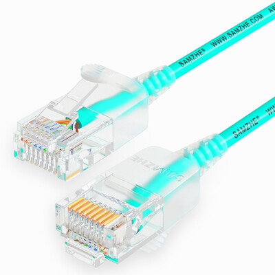 Shanze SAMZHE SZQ-7030 super six types of thin diameter CAT6A high-purity oxygen copper jumper 8-core twisted pair high-speed ultra-6 type RJ45 network cable 3 meters light green
Shanze SAMZHE SZQ-7030 super six types of thin diameter CAT6A high-purity oxygen copper jumper 8-core twisted pair high-speed ultra-6 type RJ45 network cable 3 meters light green