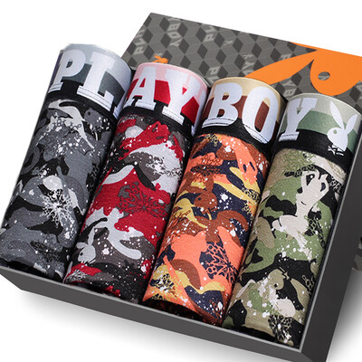 Playboy (PLAYBOY) мужское нижнее белье 4 подарочная коробка плоские брюки камуфляж короткие шорты брюки 5260 многоцветный XXL
Playboy (PLAYBOY) мужское нижнее белье 4 подарочная коробка плоские брюки камуфляж короткие шорты брюки 5260 многоцветный XXL