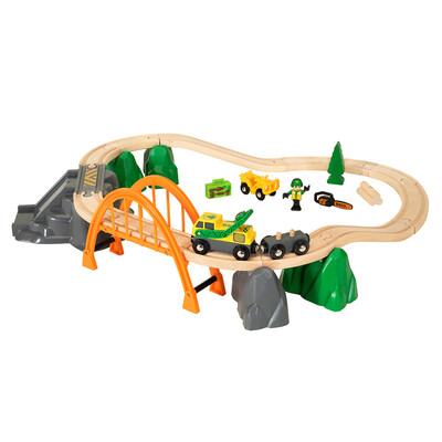 BRIO Swedish brand children&39s wooden rail car train model train toy train set - logging transport package BROC33789
BRIO Swedish brand children&39s wooden rail car train model train toy train set - logging transport package BROC33789