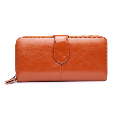 SENDEFN ladies wallet female long Korean zipper wallet large capacity cowhide female wallet tide 8002 dark blue
SENDEFN ladies wallet female long Korean zipper wallet large capacity cowhide female wallet tide 8002 dark blue
