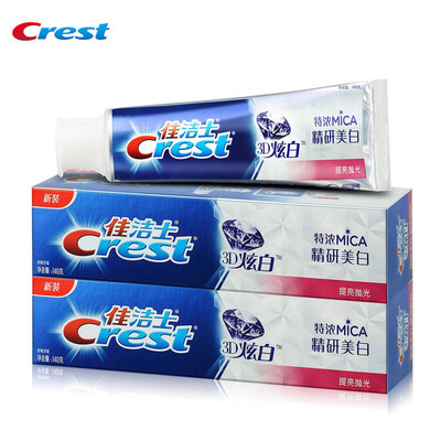 Crest 3D MICA Whitening Plus Toothpastes Herbal Mint Flavor teeth antibacterial gum care Tooth Pastes140g*2pcs
Crest 3D MICA Whitening Plus Toothpastes Herbal Mint Flavor teeth antibacterial gum care Tooth Pastes140g*2pcs