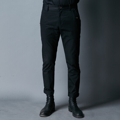 YOMS Men's casual pants men's cotton straight trousers Korean version of the woven single wear pure color tide men's casual trousers 02260 black L175
YOMS Men's casual pants men's cotton straight trousers Korean version of the woven single wear pure color tide men's casual trousers 02260 black L175