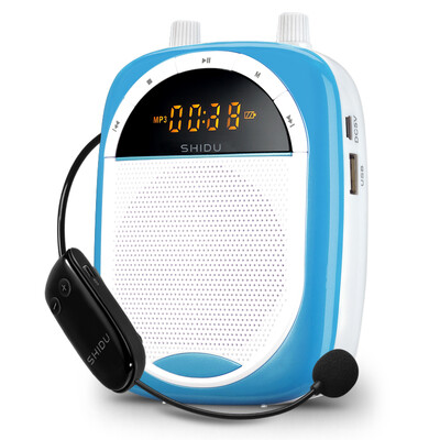 Ten degrees ShiDu SD-S610 wireless portable loudspeaker high-power small bee loudspeaker teacher teaching dedicated amplifiers multi-function digital player sky blue
Ten degrees ShiDu SD-S610 wireless portable loudspeaker high-power small bee loudspeaker teacher teaching dedicated amplifiers multi-function digital player sky blue