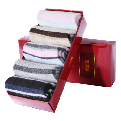 Hengyuan Xiang rabbit wool socks in the tube thickening warm socks national wind jacquard female socks mixed color 5 pairs of equipment
Hengyuan Xiang rabbit wool socks in the tube thickening warm socks national wind jacquard female socks mixed color 5 pairs of equipment
