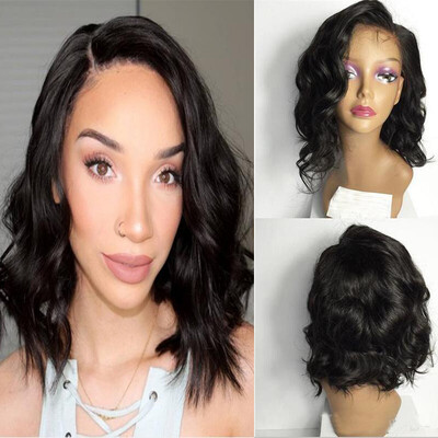 Glueless lace front human hair wigs with baby hair short wavy lace front wig for black women brazilian bob wig
Glueless lace front human hair wigs with baby hair short wavy lace front wig for black women brazilian bob wig