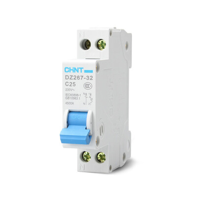 Zhengtai (CHNT) air switch circuit breaker double line open double into double DPN 25A DZ267
Zhengtai (CHNT) air switch circuit breaker double line open double into double DPN 25A DZ267
