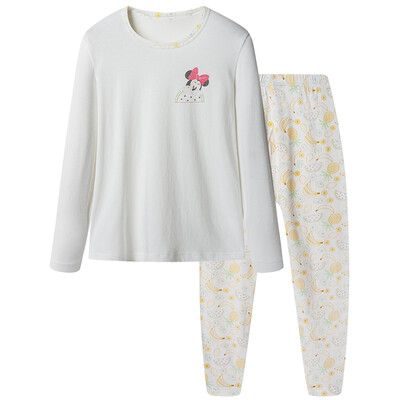 Disney children's suits cotton underwear suits boys and girls baby autumn home clothing clothing pajamas pants 28790D0 milky white 160
Disney children's suits cotton underwear suits boys and girls baby autumn home clothing clothing pajamas pants 28790D0 milky white 160
