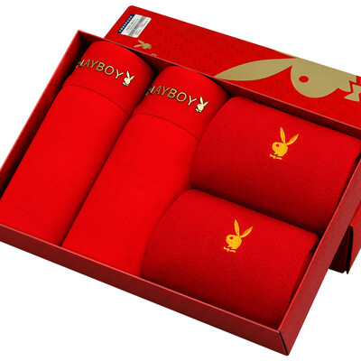 Playboy Men Red Underwear Классические китайские брюки с красными брюками Мужские трусики Lucky Red Socks Подарочные коробки Big Red XXXL
Playboy Men Red Underwear Классические китайские брюки с красными брюками Мужские трусики Lucky Red Socks Подарочные коробки Big Red XXXL