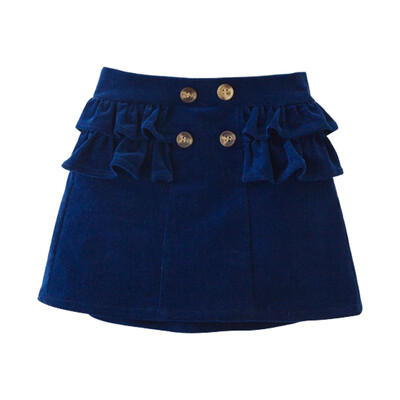Cicie children's clothing corduroy double-breasted skirt skirt skirt 171012 navy blue 110
Cicie children's clothing corduroy double-breasted skirt skirt skirt 171012 navy blue 110