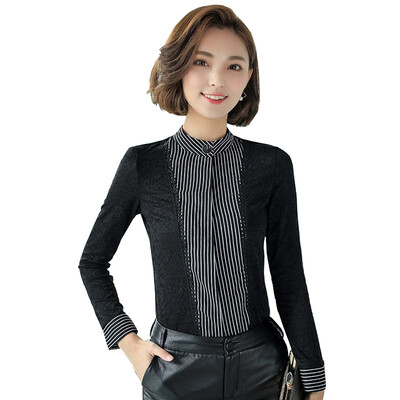 Fubian cents FUBIXIAN casual striped shirt Slim thicker lace dress D7406 black M
Fubian cents FUBIXIAN casual striped shirt Slim thicker lace dress D7406 black M