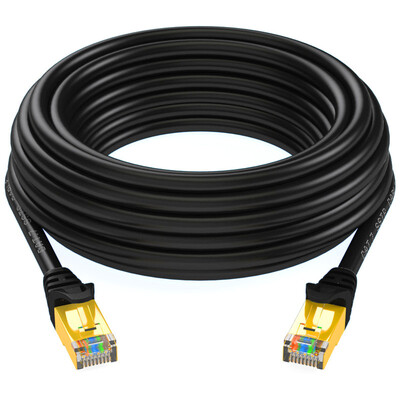 Shanze SAMZHE CAT-708H Engineering Grade 7 CAT7 Copper-plated Double-shielded High-speed Network Jumper 7 Type of finished cable Network cable Black 8 meters
Shanze SAMZHE CAT-708H Engineering Grade 7 CAT7 Copper-plated Double-shielded High-speed Network Jumper 7 Type of finished cable Network cable Black 8 meters