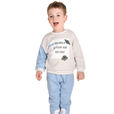Barbara (BALABALA) boy young child baby children hit color long-sleeved pants two-piece set 28041171104 shell card 90
Barbara (BALABALA) boy young child baby children hit color long-sleeved pants two-piece set 28041171104 shell card 90