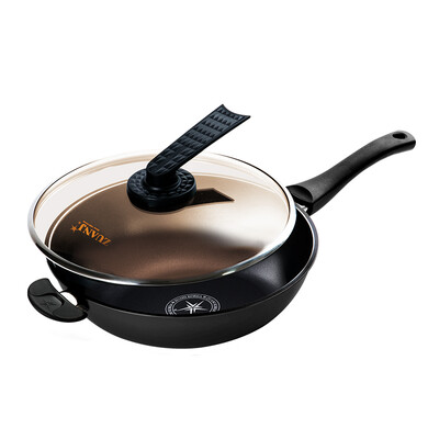 Drilling Technology (ZUANJ) imported non-stick wok 32CM no smoke non-stick pot wok induction cooker general ZJ-NW32
Drilling Technology (ZUANJ) imported non-stick wok 32CM no smoke non-stick pot wok induction cooker general ZJ-NW32