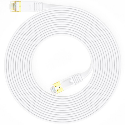 Shanze SAMZHE CAT-708A seven CAT7 flat cable galvanized shielded twisted pair network cable computer network jumper 7 category finished cable white 8 meters
Shanze SAMZHE CAT-708A seven CAT7 flat cable galvanized shielded twisted pair network cable computer network jumper 7 category finished cable white 8 meters