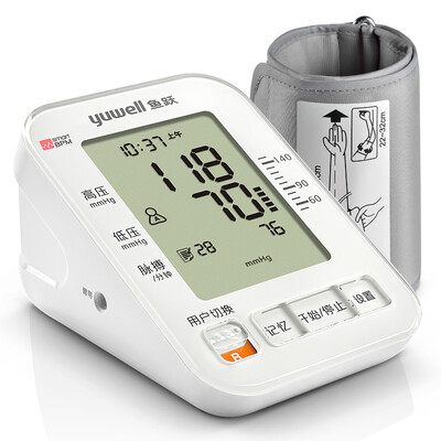 yuwell Upper Arm Blood Pressure Monitor with Cuff That Fits Standard&Large Arms Intelligent Pressurized Irregular Heartbeats
yuwell Upper Arm Blood Pressure Monitor with Cuff That Fits Standard&Large Arms Intelligent Pressurized Irregular Heartbeats
