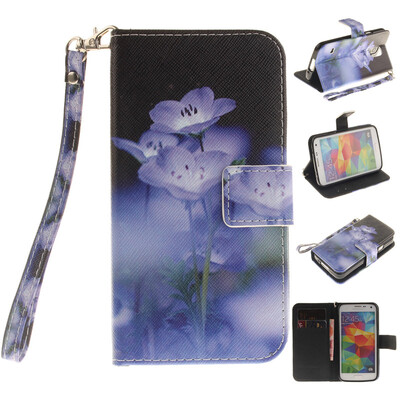 Blue flower Design PU Leather Flip Cover Wallet Card Holder Case for SAMSUNG GALAXY S5
Blue flower Design PU Leather Flip Cover Wallet Card Holder Case for SAMSUNG GALAXY S5