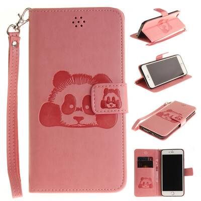 Pink Panda Style Embossing Classic Flip Cover with Stand Function and Credit Card Slot for IPHONE 6/6S
Pink Panda Style Embossing Classic Flip Cover with Stand Function and Credit Card Slot for IPHONE 6/6S