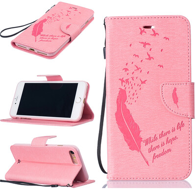 Pink Feathers and birds Style Embossing Classic Flip Cover with Stand Function and Credit Card Slot for IPHONE 7 Plus
Pink Feathers and birds Style Embossing Classic Flip Cover with Stand Function and Credit Card Slot for IPHONE 7 Plus
