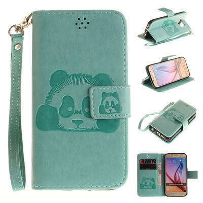 Green Panda Style Embossing Classic Flip Cover with Stand Function and Credit Card Slot for SAMSUNG GALAXY S6
Green Panda Style Embossing Classic Flip Cover with Stand Function and Credit Card Slot for SAMSUNG GALAXY S6