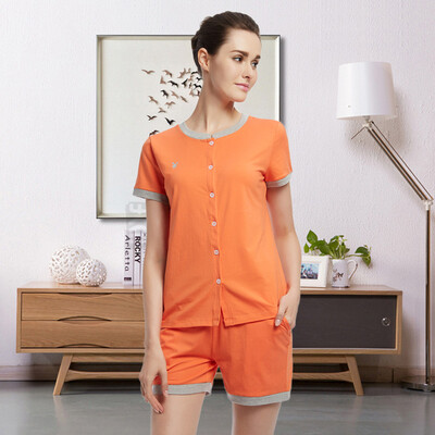 Playboy 4908 Couple Pajamas Women&39s Cotton Home Service Spring Summer Pajamas Short Sleeve T-Shirt Shorts Pants Set Orange
Playboy 4908 Couple Pajamas Women&39s Cotton Home Service Spring Summer Pajamas Short Sleeve T-Shirt Shorts Pants Set Orange