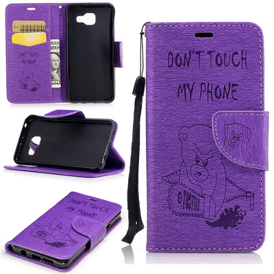Purple Bear Style Embossing Classic Flip Cover with Stand Function and Credit Card Slot for SAMSUNG Galaxy A3 2016/A310
Purple Bear Style Embossing Classic Flip Cover with Stand Function and Credit Card Slot for SAMSUNG Galaxy A3 2016/A310