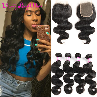Malaysian Virgin Hair Body Wave With Lace Closure Beauty Length Human Hair Weave With Closure 4Bundles Malaysian Body Wave
Malaysian Virgin Hair Body Wave With Lace Closure Beauty Length Human Hair Weave With Closure 4Bundles Malaysian Body Wave