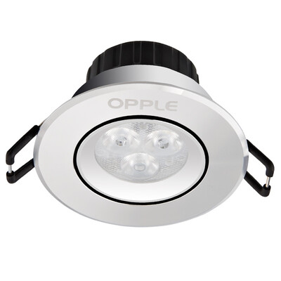 【Jingdong Supermarket】 Op lighting (OPPLE) led spotlights downlight ceiling light aluminum high-silver section 3 watts white light 6500K hole 5-6 cm
【Jingdong Supermarket】 Op lighting (OPPLE) led spotlights downlight ceiling light aluminum high-silver section 3 watts white light 6500K hole 5-6 cm