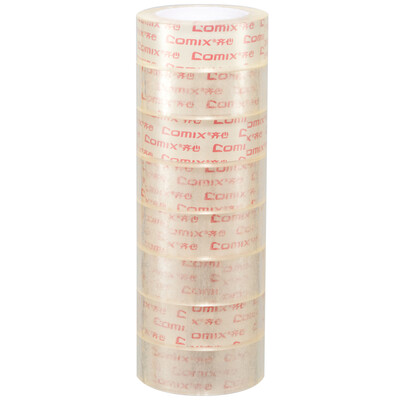 COMIX 8 package 18mm 30y 274 meters high transparent tape student stationery tape office stationery JF1830-8
COMIX 8 package 18mm 30y 274 meters high transparent tape student stationery tape office stationery JF1830-8