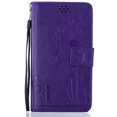 Purple Lovers and Dandelion Style Embossing Classic Flip Cover with Stand Function and Credit Card Slot for LG G3
Purple Lovers and Dandelion Style Embossing Classic Flip Cover with Stand Function and Credit Card Slot for LG G3