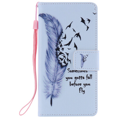 Blue Feather Design PU Leather Flip Cover Wallet Card Holder Case for SONY X Performance
Blue Feather Design PU Leather Flip Cover Wallet Card Holder Case for SONY X Performance
