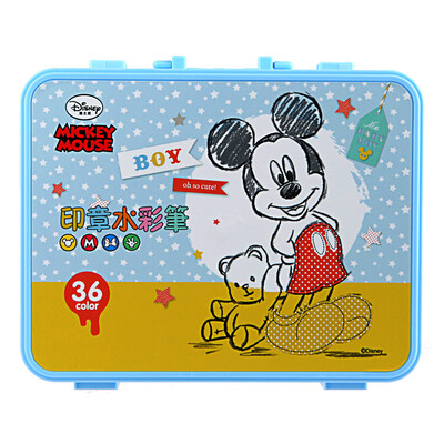 Disney 24 color watercolor pen / color lead 36 color crayon stationery set / 128 pieces of gift set / blue DM6903-2
Disney 24 color watercolor pen / color lead 36 color crayon stationery set / 128 pieces of gift set / blue DM6903-2